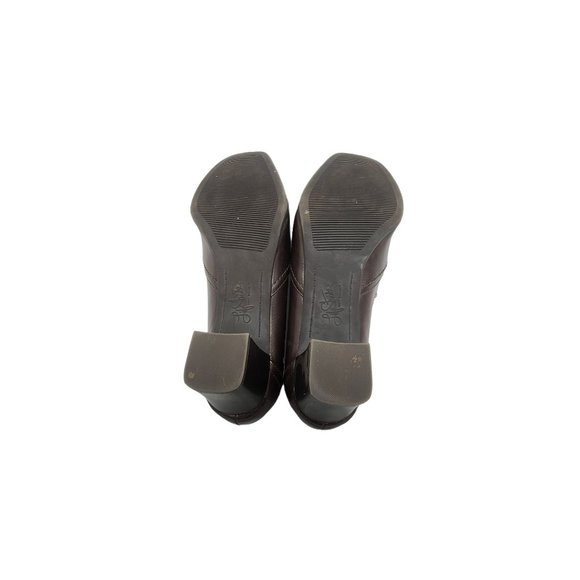 Life Stride Soft System Womens Size 9 M Brown 2.5" Square Heel Faux Leather Comf - Picture 5 of 12